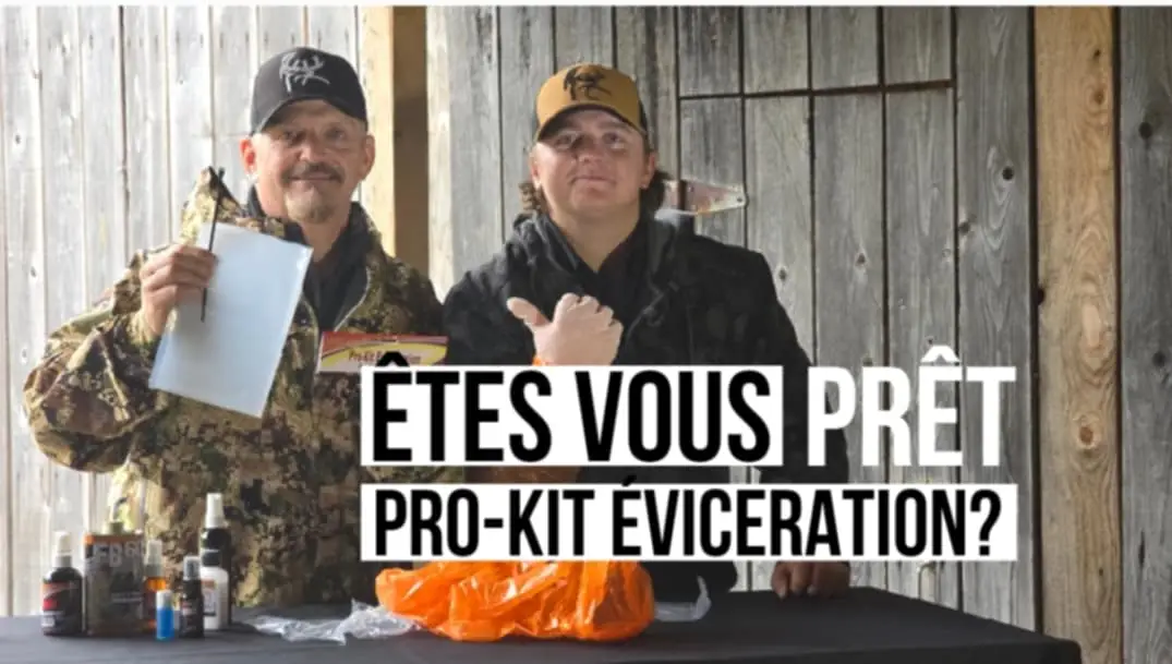 Êtes vous prêt...à savoir comment bient mettre votre Pro-kit éviceration